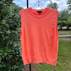 J. Crew Coral Sleeveless Top